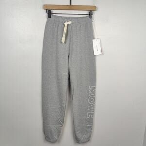 Mother The Bender Sweatpants Womens XS Move It Gray Heather NWT Joggers Retro 44
